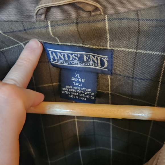 Vintage Lands End Country Jacket XL Tall - Picture 2 of 3